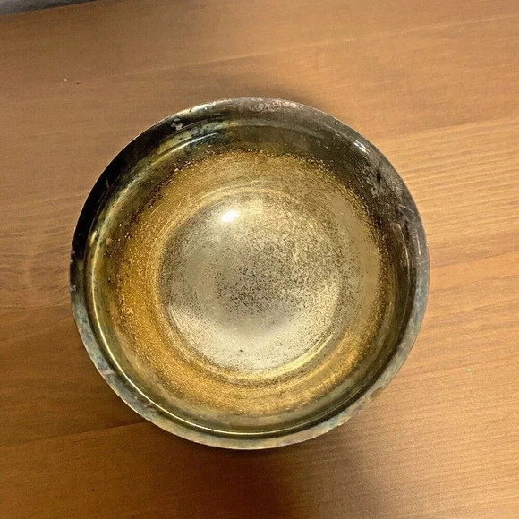 Vintage Gorham Silver Plate YH342 Footed Pitcher and Small Bowl - Picture 8 of 15